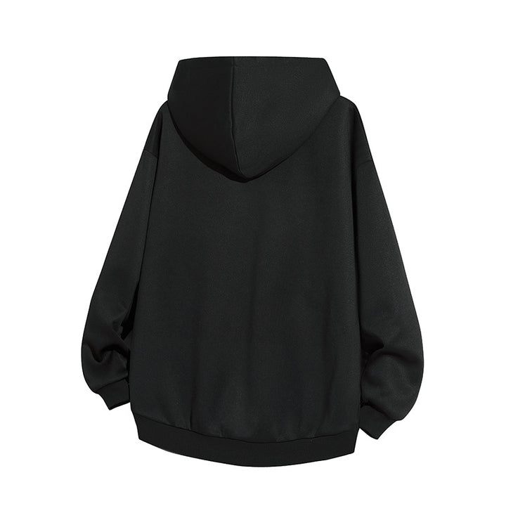 Herren Kapuzenjacke mit Teddy‑Fleece‑Futter und kariertem Kapuzeninnenfutter, durchgehendem Reißverschluss Drune