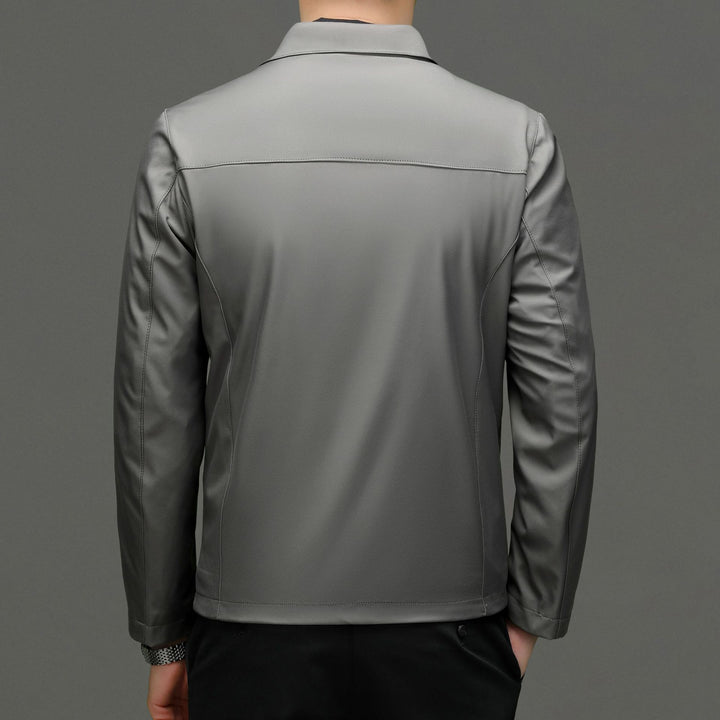 Herren Übergangsjacke mit schickem Stehkragen und praktischen Reißverschlusstaschen Drune