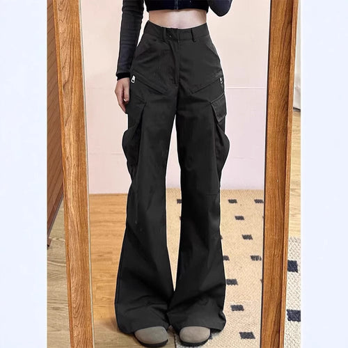 Damen Cargo-Hose mit weitem Schnitt und praktischen Taschen Drune