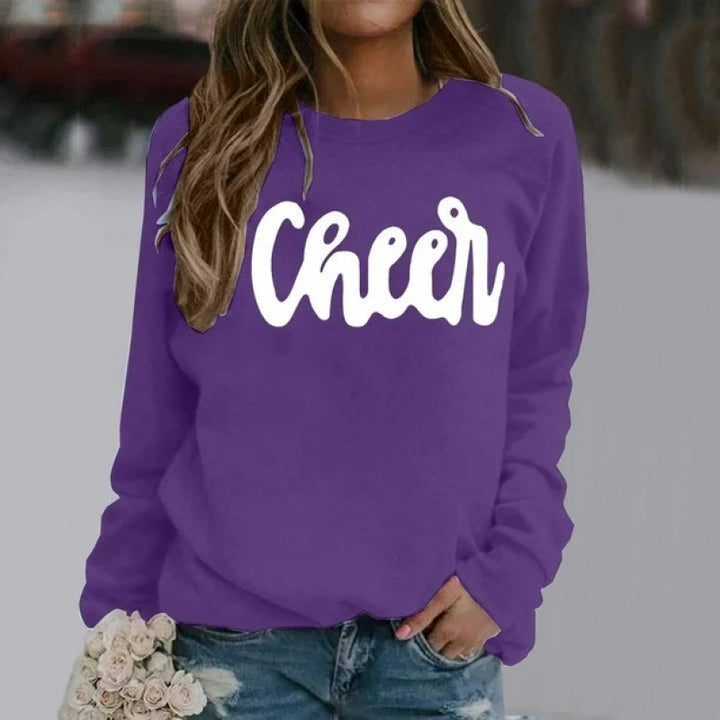 Damen Sweatshirt mit originellem Schriftzug Drune
