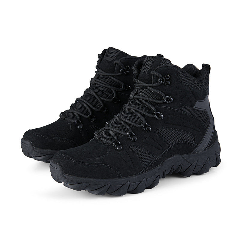 Damen wasserdichte Trekkingstiefel mit atmungsaktivem Obermaterial und rutschfester Sohle Drune
