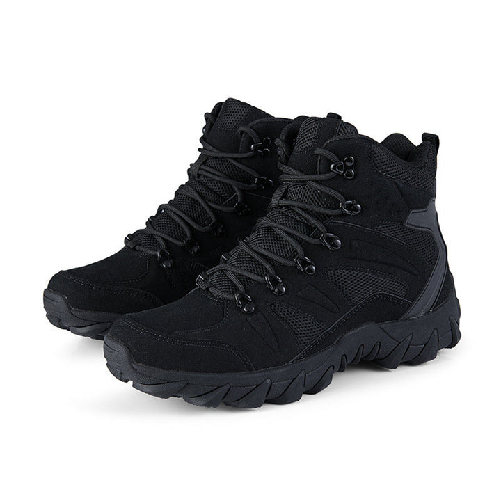 Damen wasserdichte Trekkingstiefel mit atmungsaktivem Obermaterial und rutschfester Sohle Drune