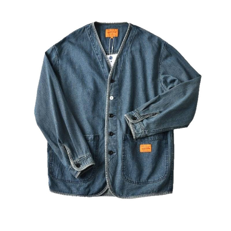 Herren Denim Arbeitsjacke Drune