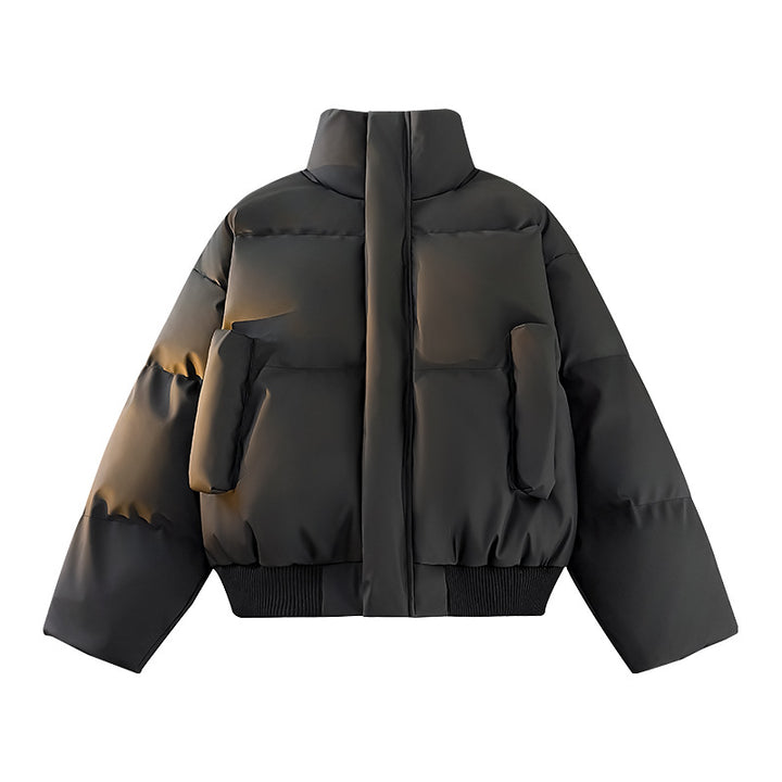 Herren Modische Steppjacke mit hohem Kragen und praktischen Taschen Drune