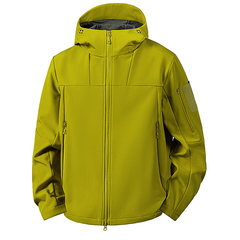 Herren Funktionsjacke mit hohem Kragen Drune