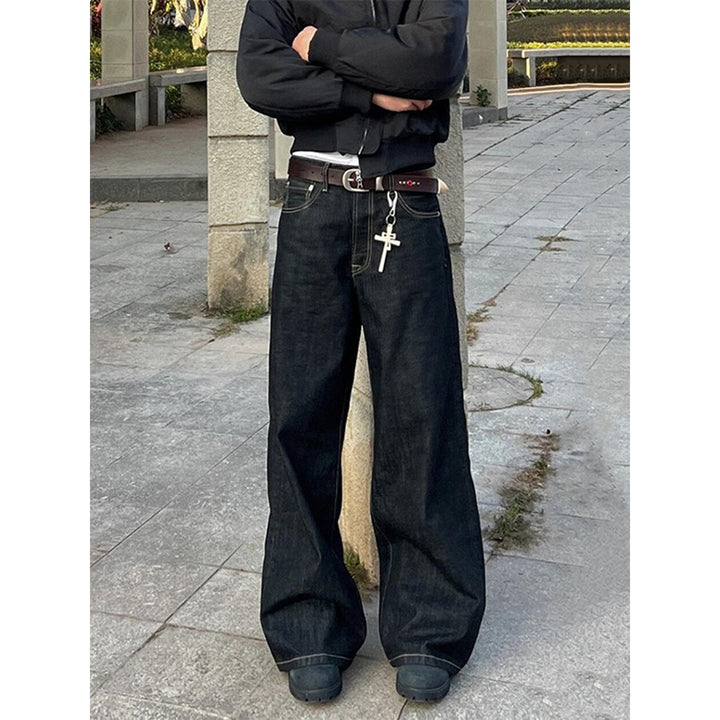 Drune | Herren Sommerweite Denim-Jeans