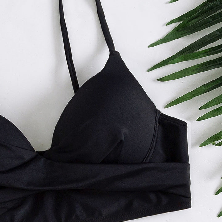Damen Rock-Bikini-Set mit animalischem Muster Drune