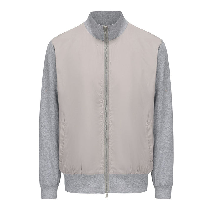 Herren sportliche Übergangsjacke mit modernem Stehkragen und elastischen Bündchen Drune
