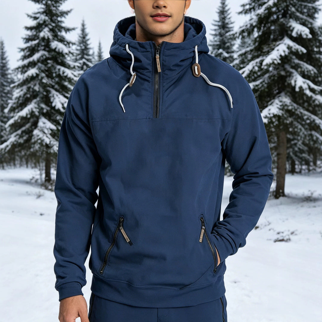 Herren Winddichte Kapuzenjacke Drune