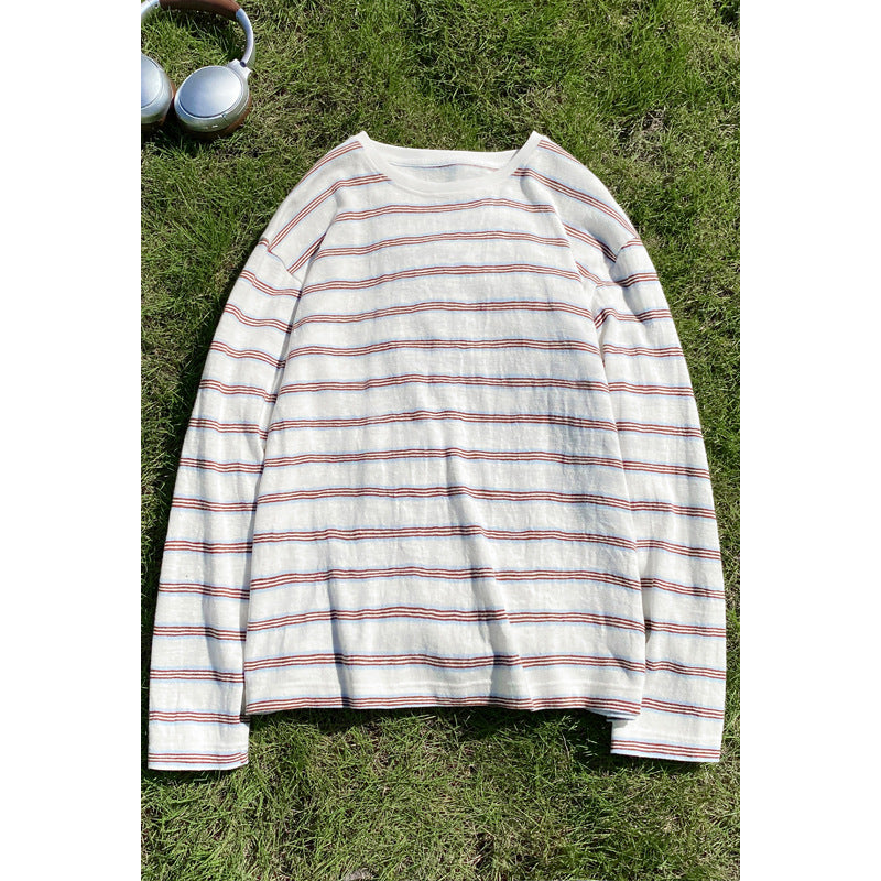 Damen Lässiges Ringelshirt Drune