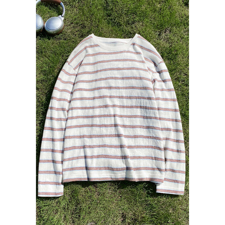 Damen Lässiges Ringelshirt Drune