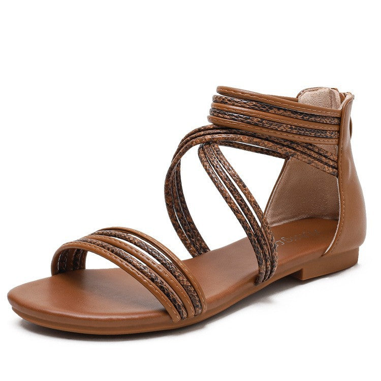 Damen Elegante Sommer Sandalen Drune