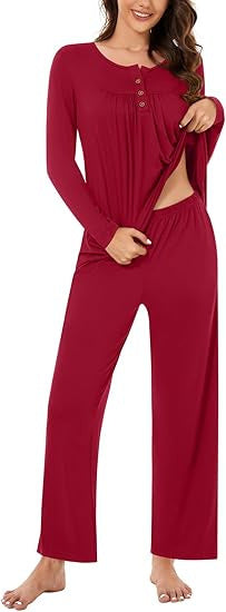 Damen Schlafanzug Set Drune