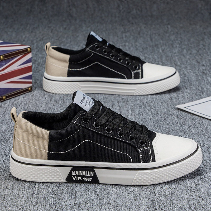 Herren Sportliche Sneakers mit kontrastierenden Einsätzen Drune