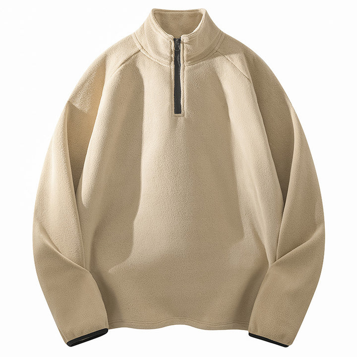 Damen Sportliche Fleecejacke mit Stehkragen Drune