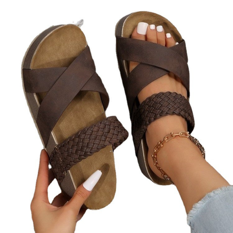 Damen modische Plateausandalen Drune