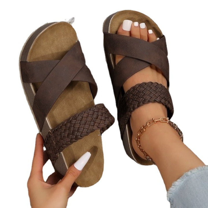 Damen modische Plateausandalen Drune