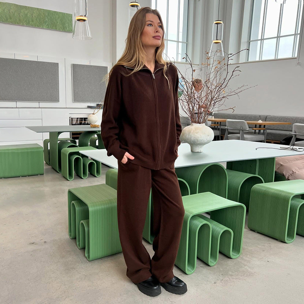 Damen gemütliches Fleece-Set Drune