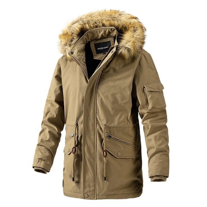 Herren Wetterfeste Parka Jacke Drune