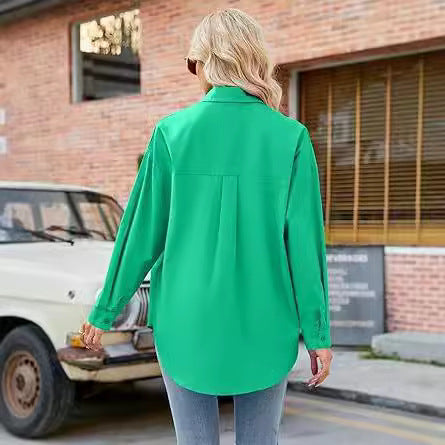 Damen Leichte und luftige Overshirtbluse Drune