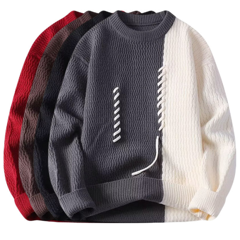 Herren Modischer Pullover mit Struktur Drune