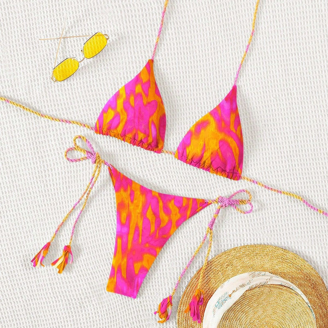 Damen Triangel-Bikini mit nachhaltigem Baumwollmix Drune