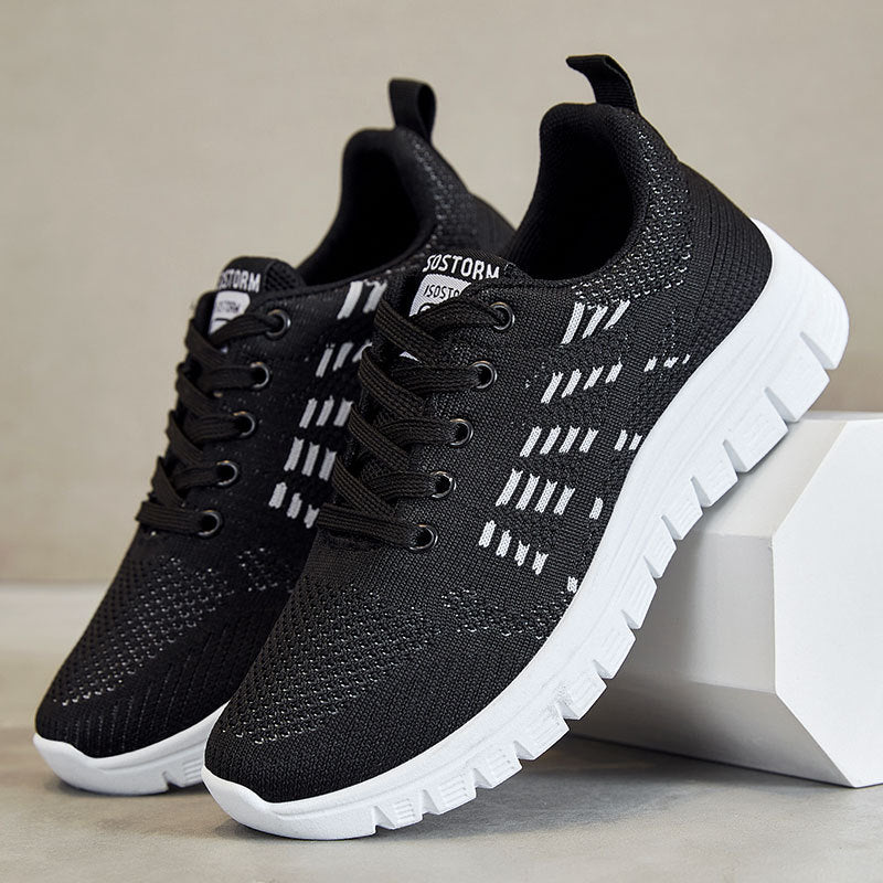 Damen Hochleistungs Atmungsaktive Lauf Sneakers mit Gepolstertem Support Drune