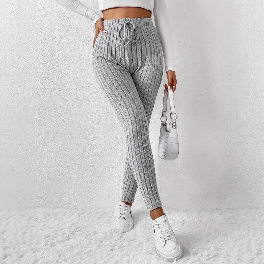 Damen Gefütterte Sweatpants mit Rippstruktur Drune