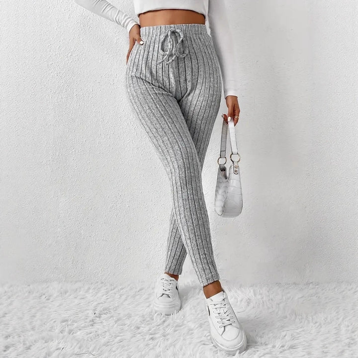 Damen Gefütterte Sweatpants mit Rippstruktur Drune