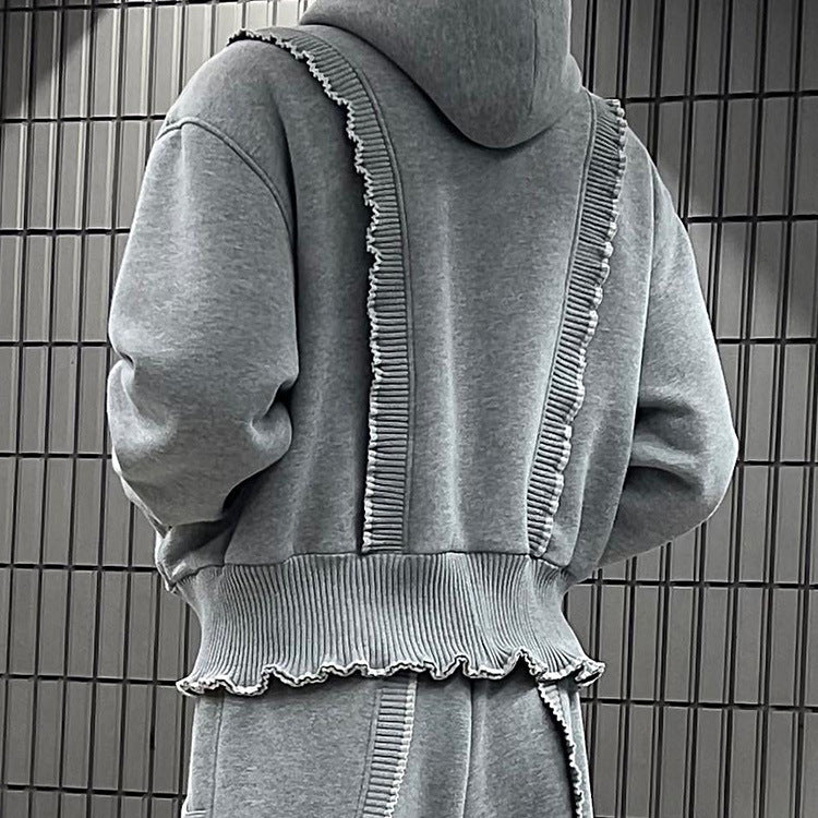 Damen Komfortable Loungehosen mit Rüschendetails Drune