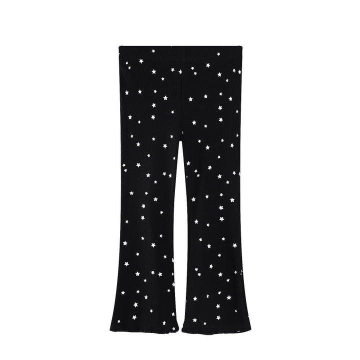 Mädchen Flared Leggings mit funkelndem Sternenmotiv Drune