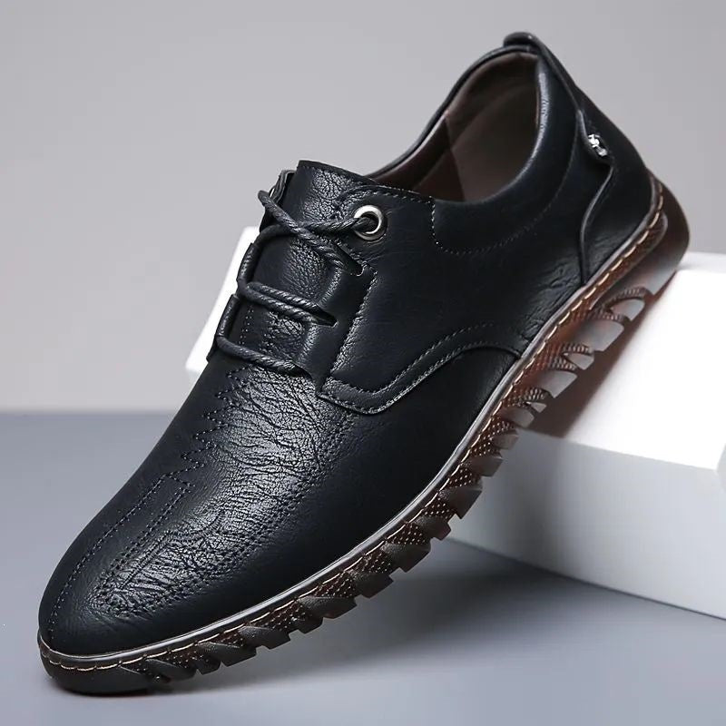 Herren Elegante Ledersneaker Drune