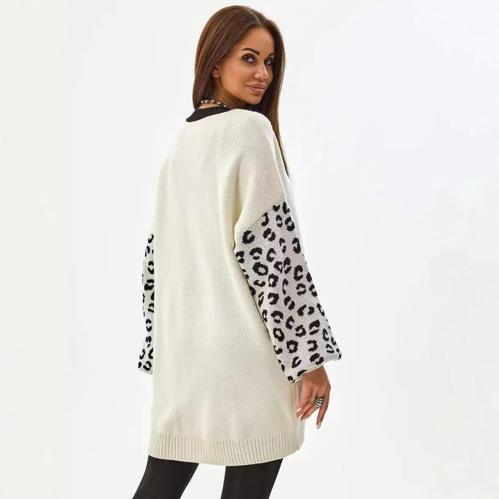 Damen trendiger Oversize-Strickcardigan Drune