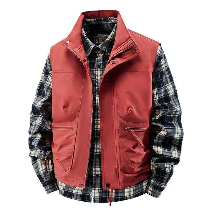 Herren Multifunktionale Outdoor-Jacke mit hohem Kragen Drune