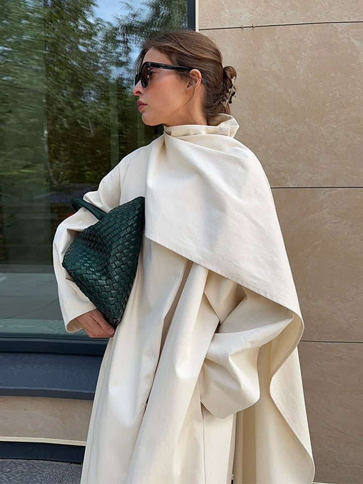 Damen modische Steppjacke mit hochgeschlossenem Kragen und asymmetrischem Design Drune