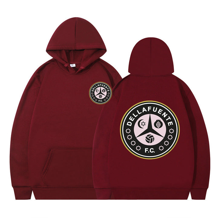 Damen Kapuzenpullover mit markantem Logo und weichem Fleece Drune