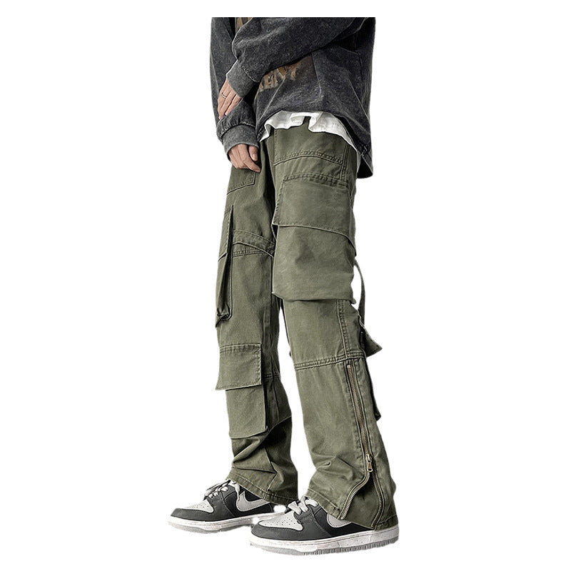 Herren Cargo-Hose mit modernen Zip-Elementen und multifunktionalen Taschen Drune