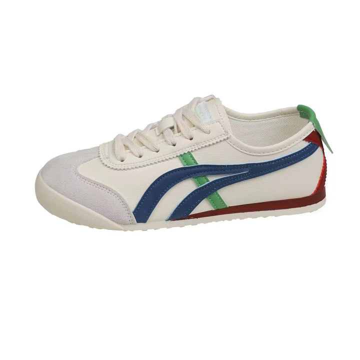 Damen Sportliche Sneakers im Retro-Design mit kontrastierenden Farbakzenten Drune