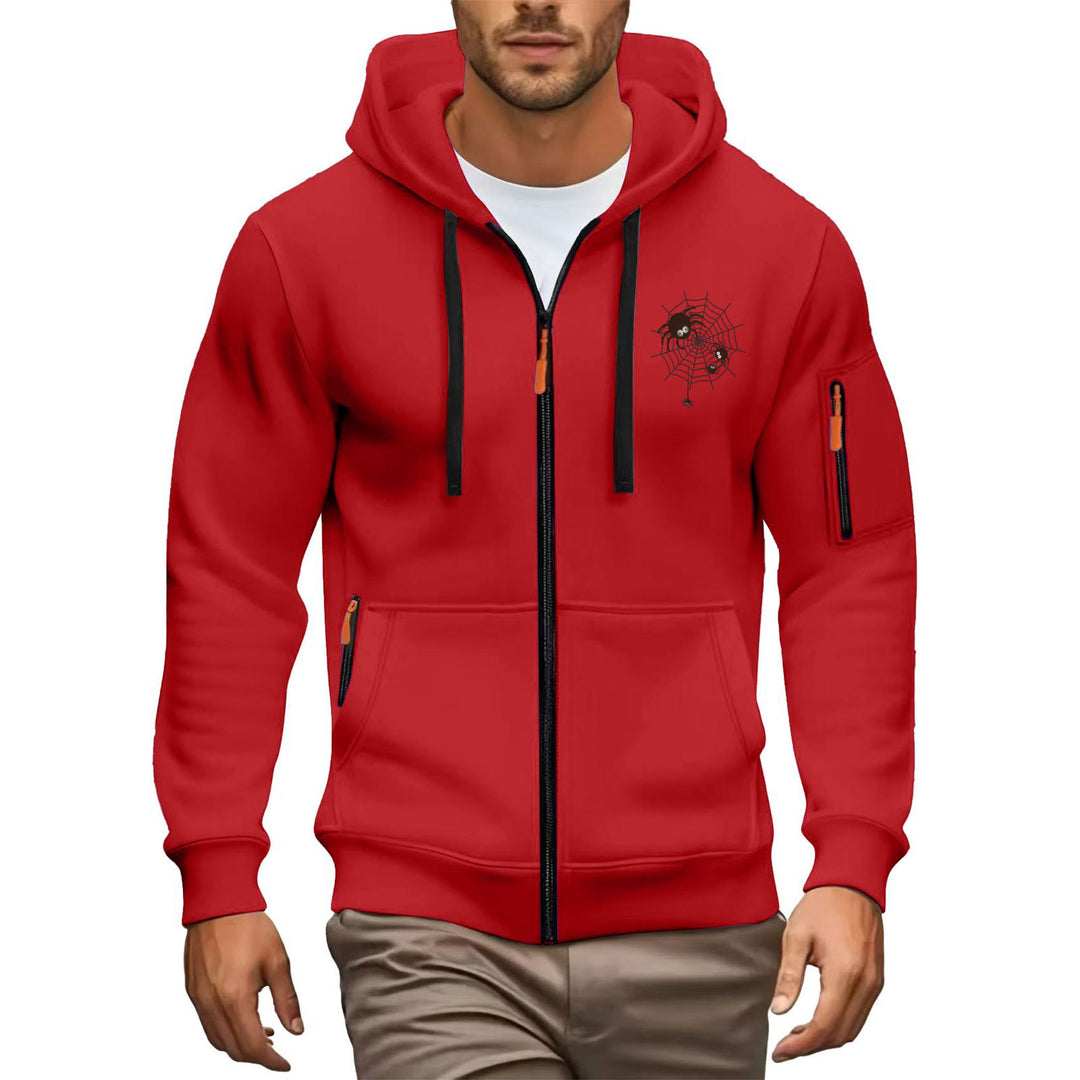 Herren Hochwertiger Zip-Hoodie Drune