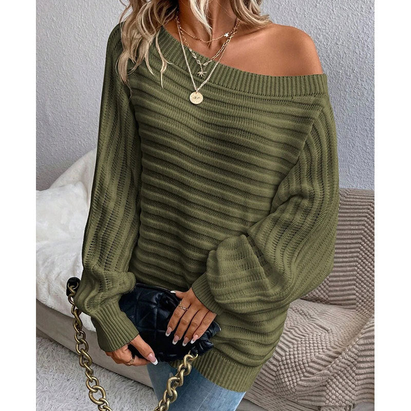 Damen Relaxed Fit Strickpullover Drune