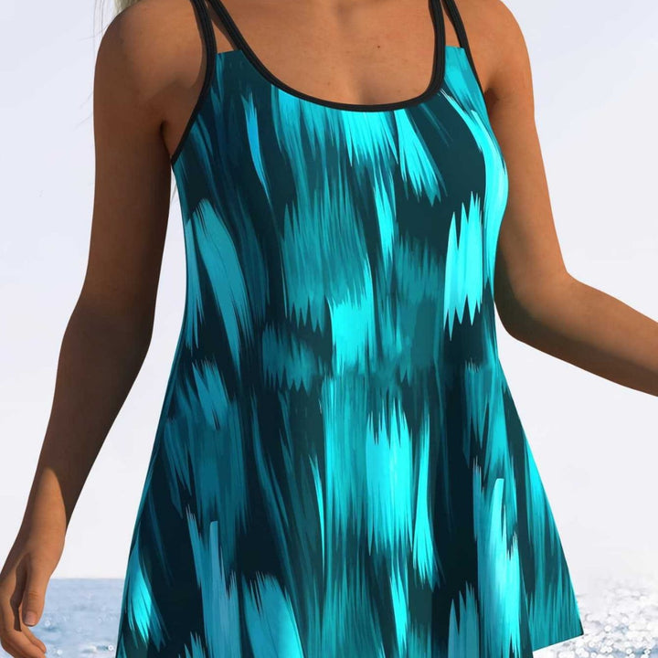 Damen Sportlicher Schwimmanzug mit schmeichelndem Schnitt und modischem Farbverlauf Drune