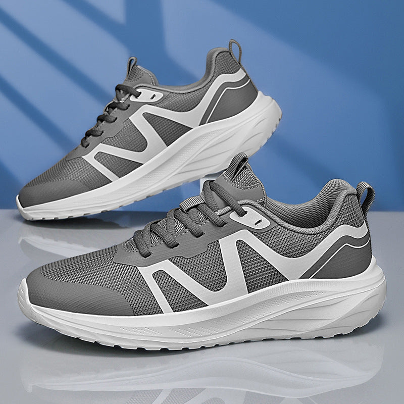 Unisex leichte Mesh‑Walking‑Sneaker mit ergonomischer Wellen‑Zwischensohle und rutschfester Laufsohle Drune