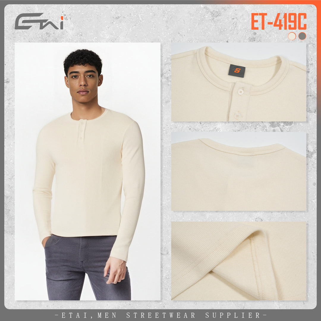 Damen Langärmliges Thermo-Henleyshirt Drune
