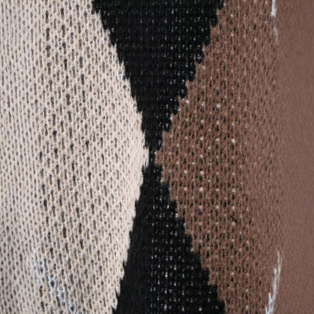 Damen Strickpullover mit modernem Rauten-Muster Drune