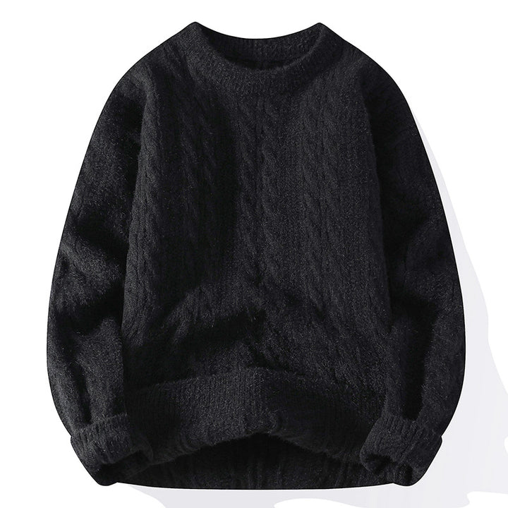 Damen Grobstrick Pullover mit Zopfmuster Drune 1787964764