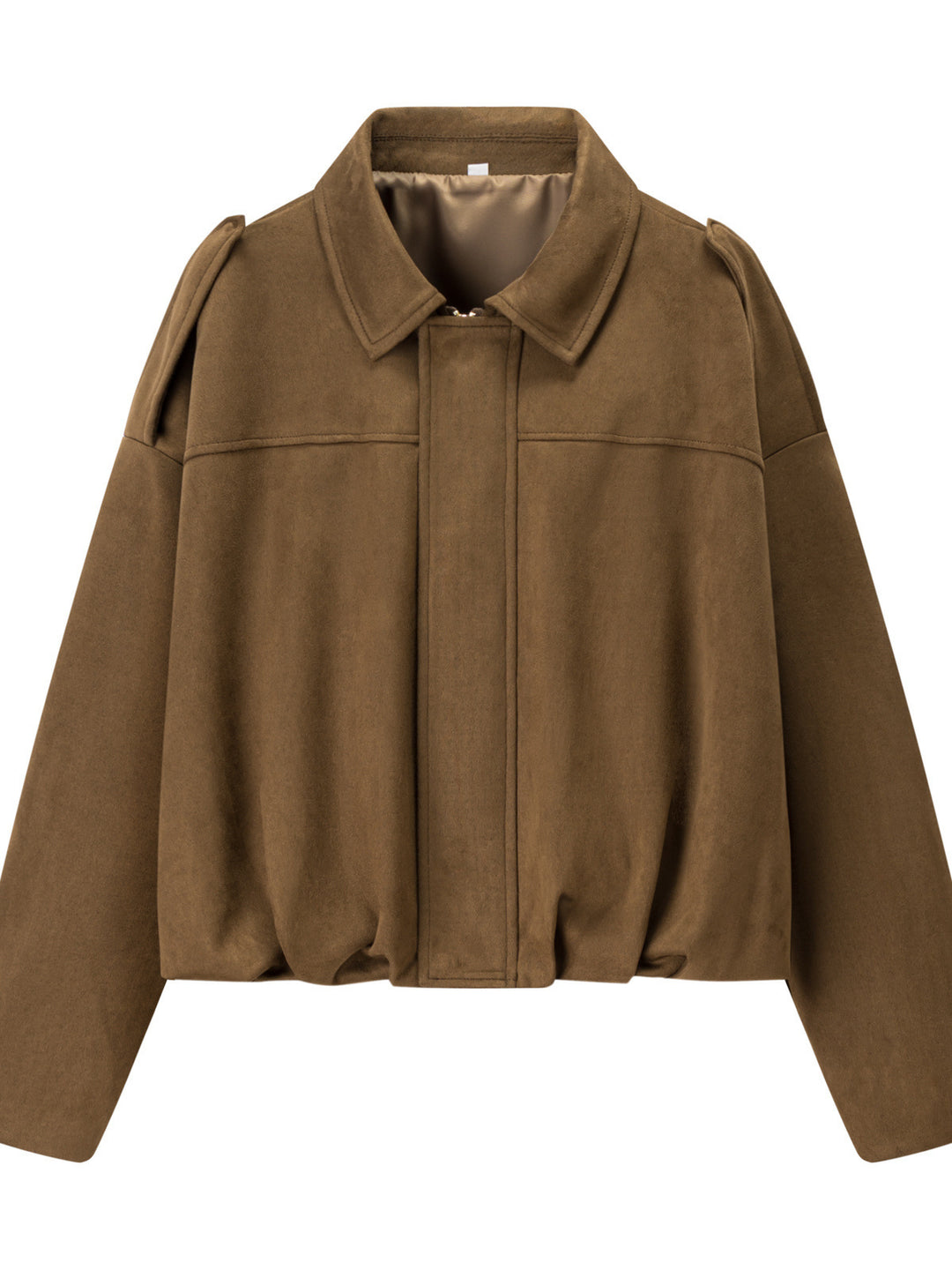 Damen cropped Übergangsjacke mit modernen Details und lässiger Passform Drune