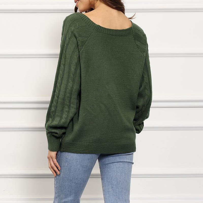 Drune | Pullover Aus Gedrehtem Strick mit Modernem Design