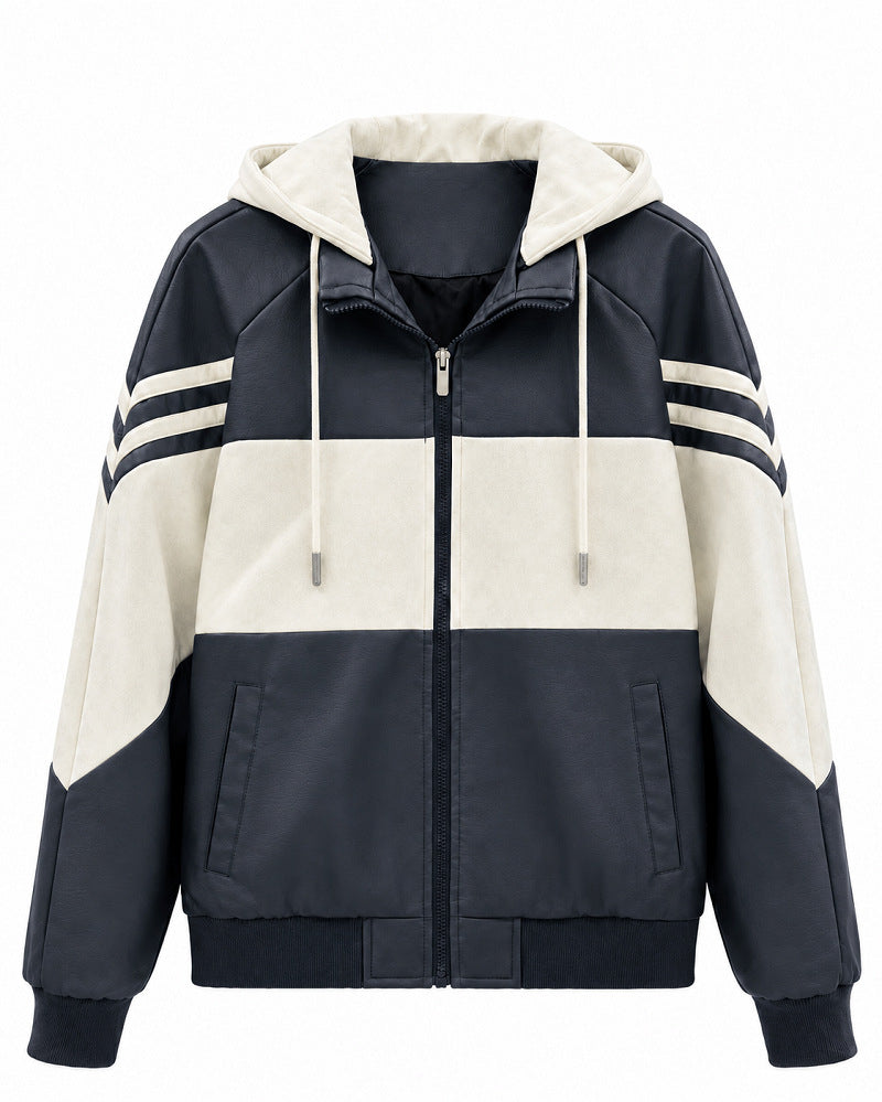 Damen Sportliche Kapuzenjacke Drune