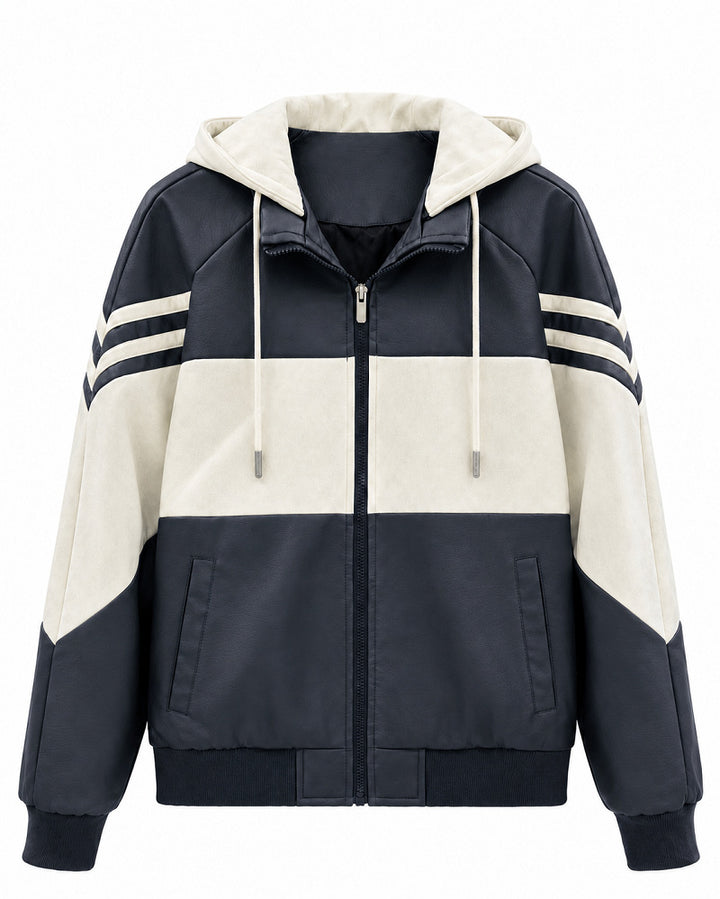 Damen Sportliche Kapuzenjacke Drune