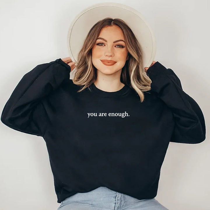 Damen Sweatshirt mit inspirierendem Schriftzug Drune